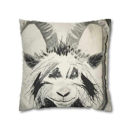 Billy - Faux Suede Square Pillowcase