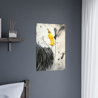 Majestic Eagle Satin Poster: Unleash the Power and Freedom of the Skies