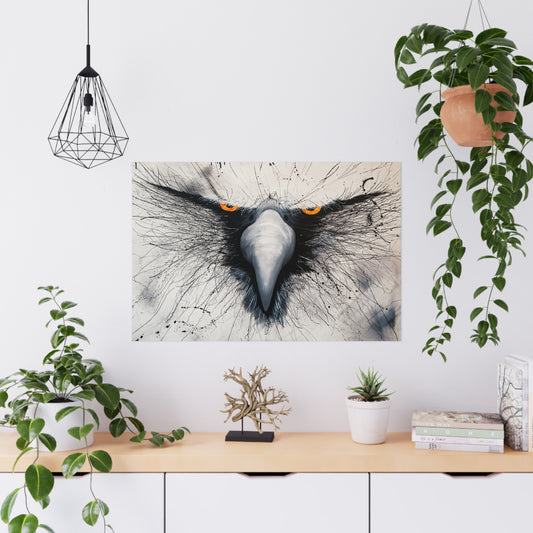 Eagle Eye Matte Poster: Soar with Freedom and Power