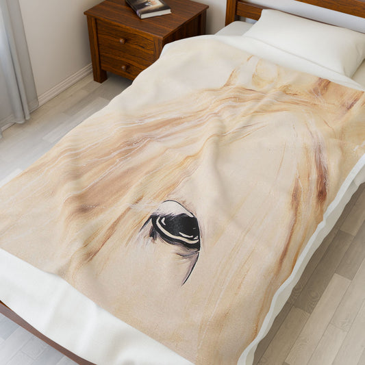 Gentle Soul - Velveteen Plush Blanket