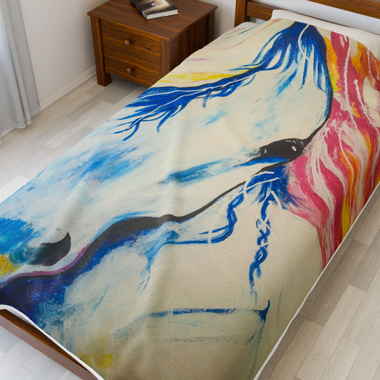 Celestial - Velveteen Plush Blanket