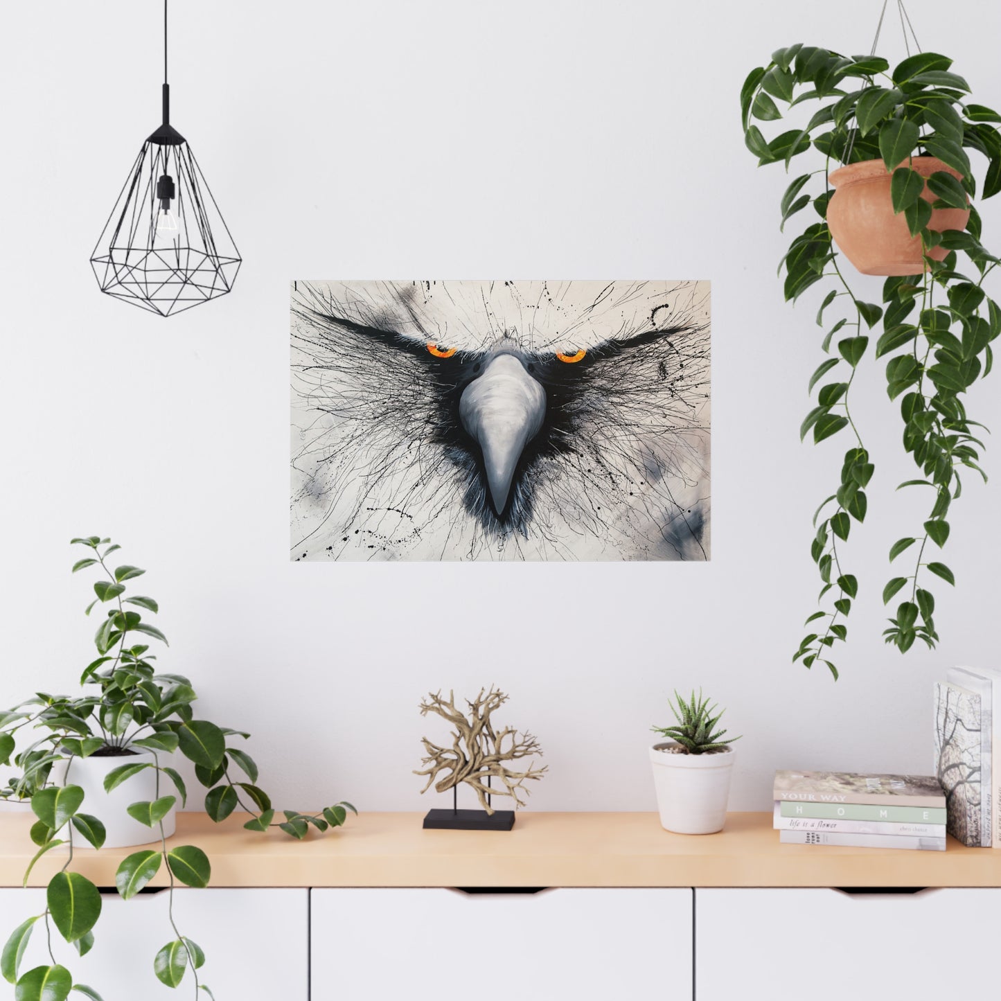 Eagle Eye Matte Poster: Soar with Freedom and Power