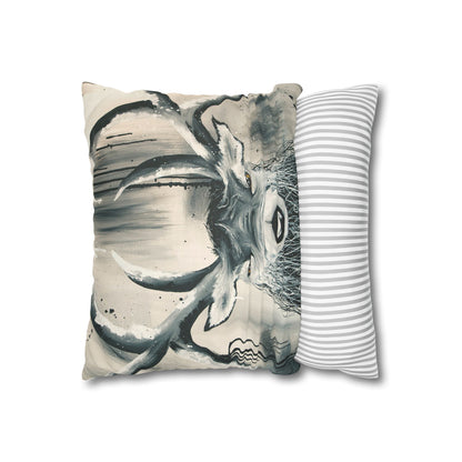 Mystic Stag - Faux Suede Square Pillowcase