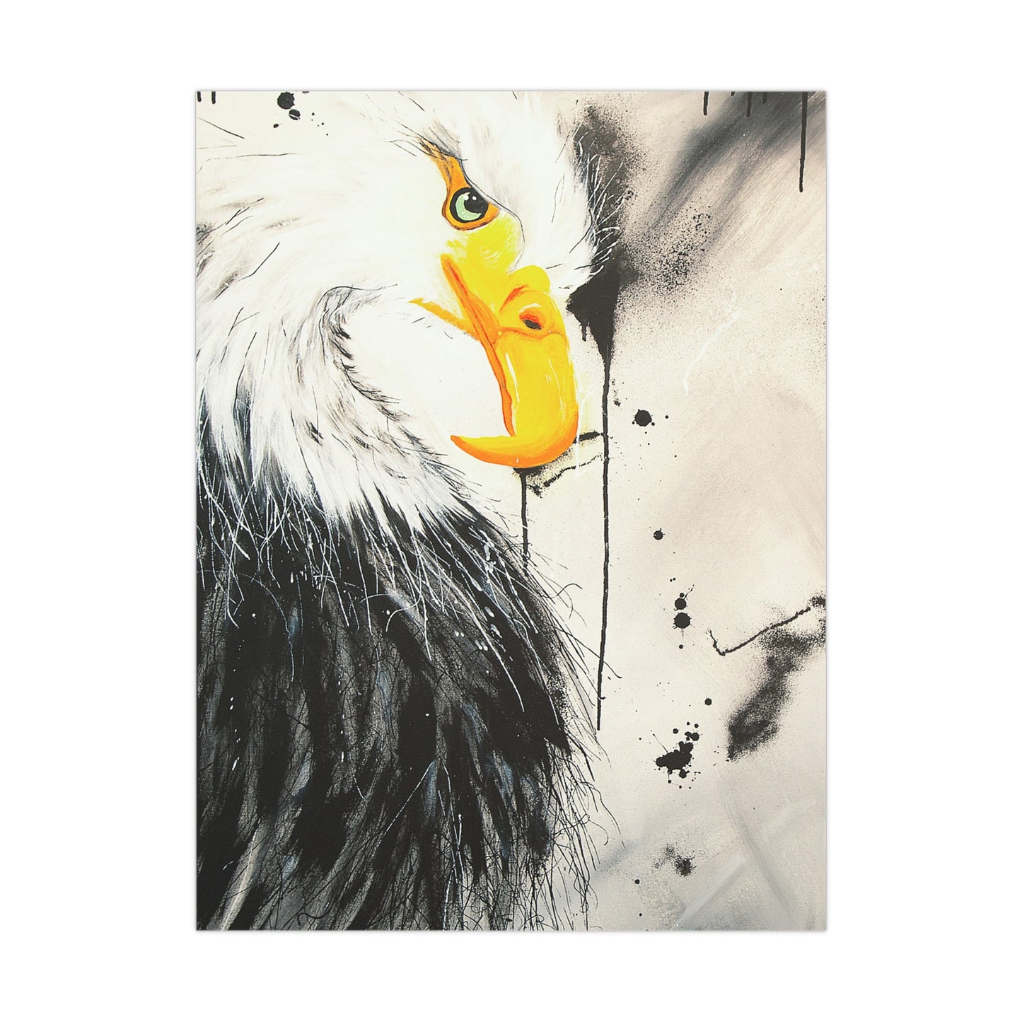 Majestic Eagle Satin Poster: Unleash the Power and Freedom of the Skies