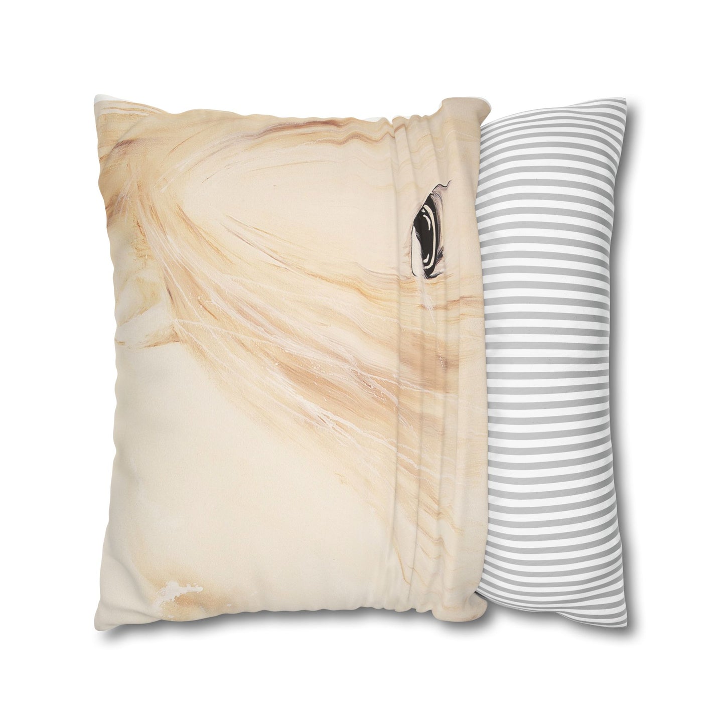 Gentle Soul Faux Suede Pillowcase: Embrace Tranquility and Inner Calm