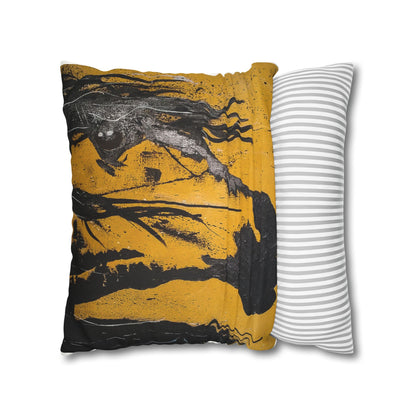 Onyx Faux Suede Pillowcase: Embrace the Power and Luxury of Bold Elegance