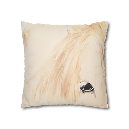 Gentle Soul Faux Suede Pillowcase: Embrace Tranquility and Inner Calm