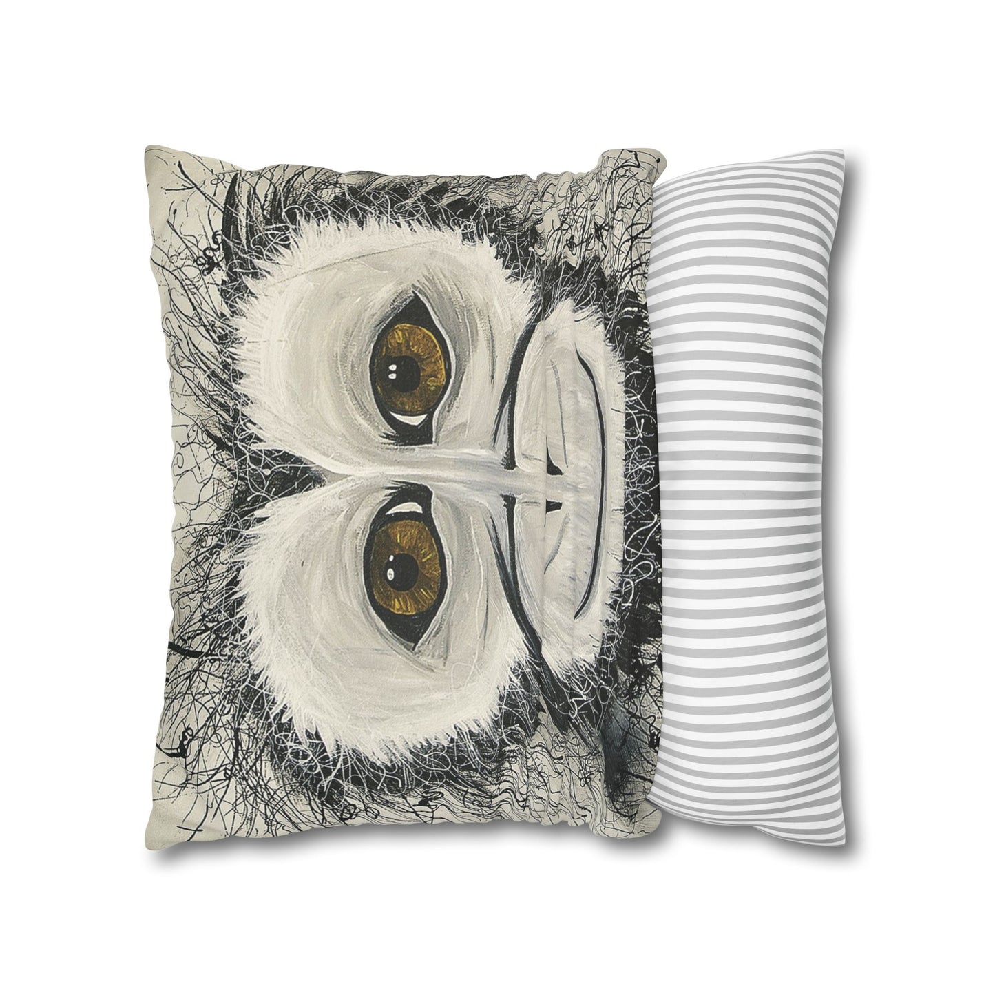 Cheeky Monkey - Faux Suede Square Pillowcase