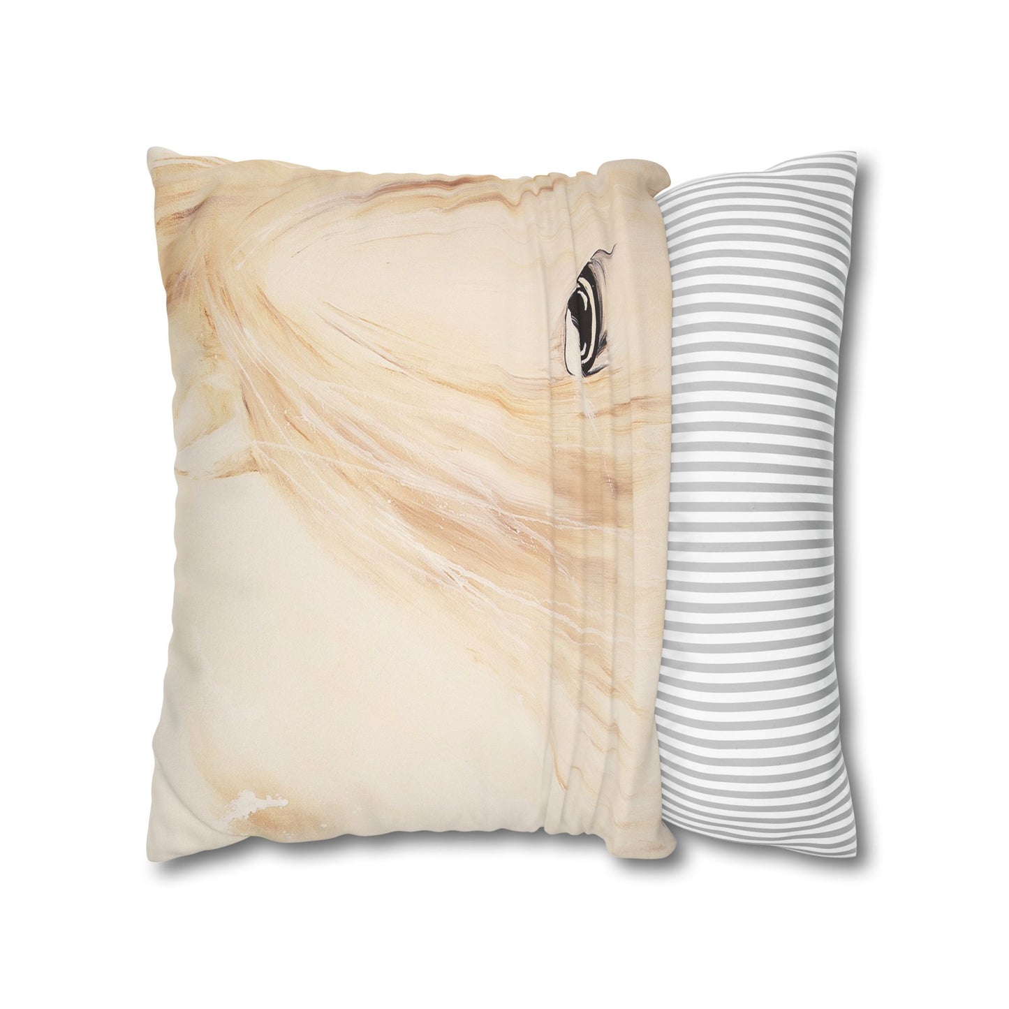 Gentle Soul Faux Suede Pillowcase: Embrace Tranquility and Inner Calm