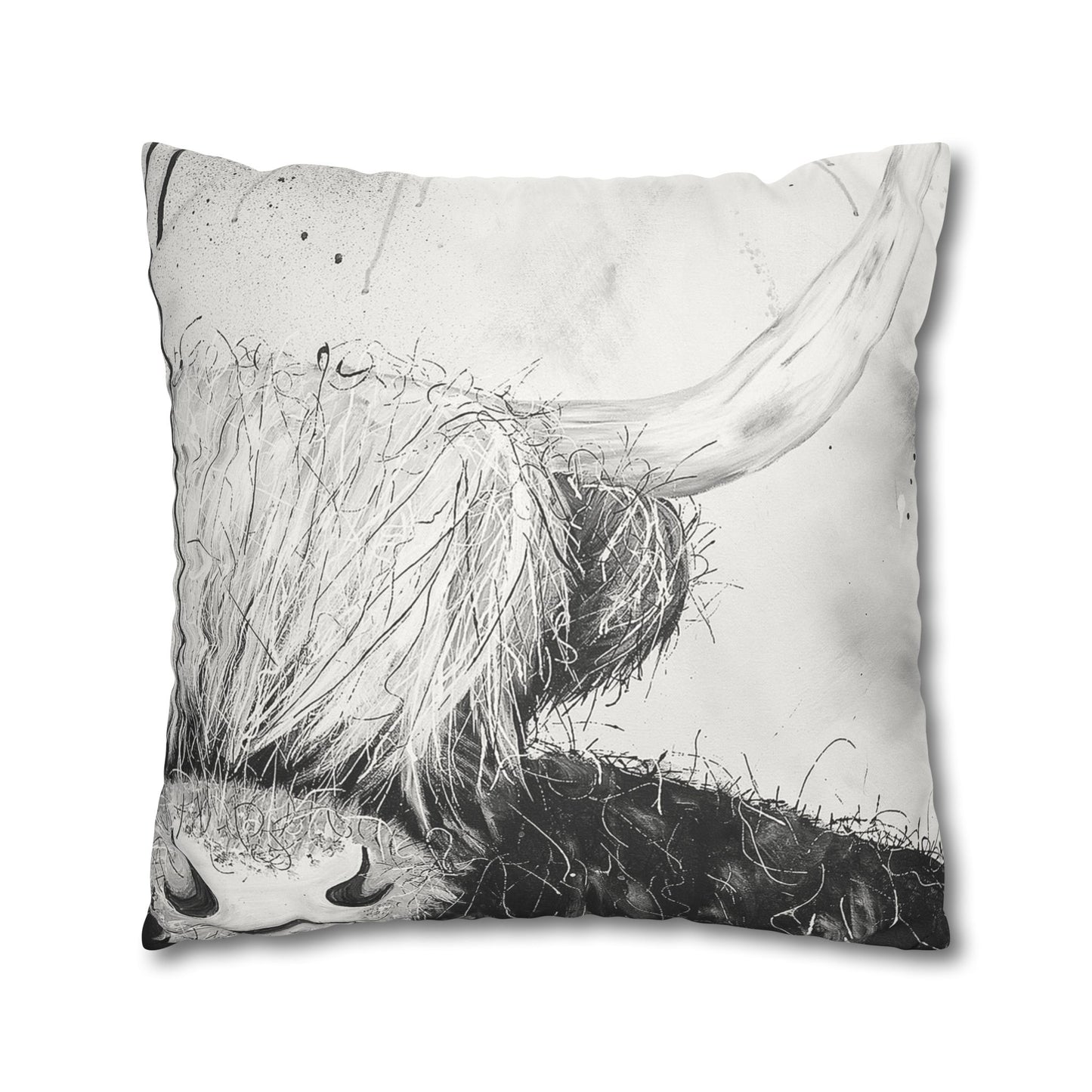Highlander - Faux Suede Square Pillowcase