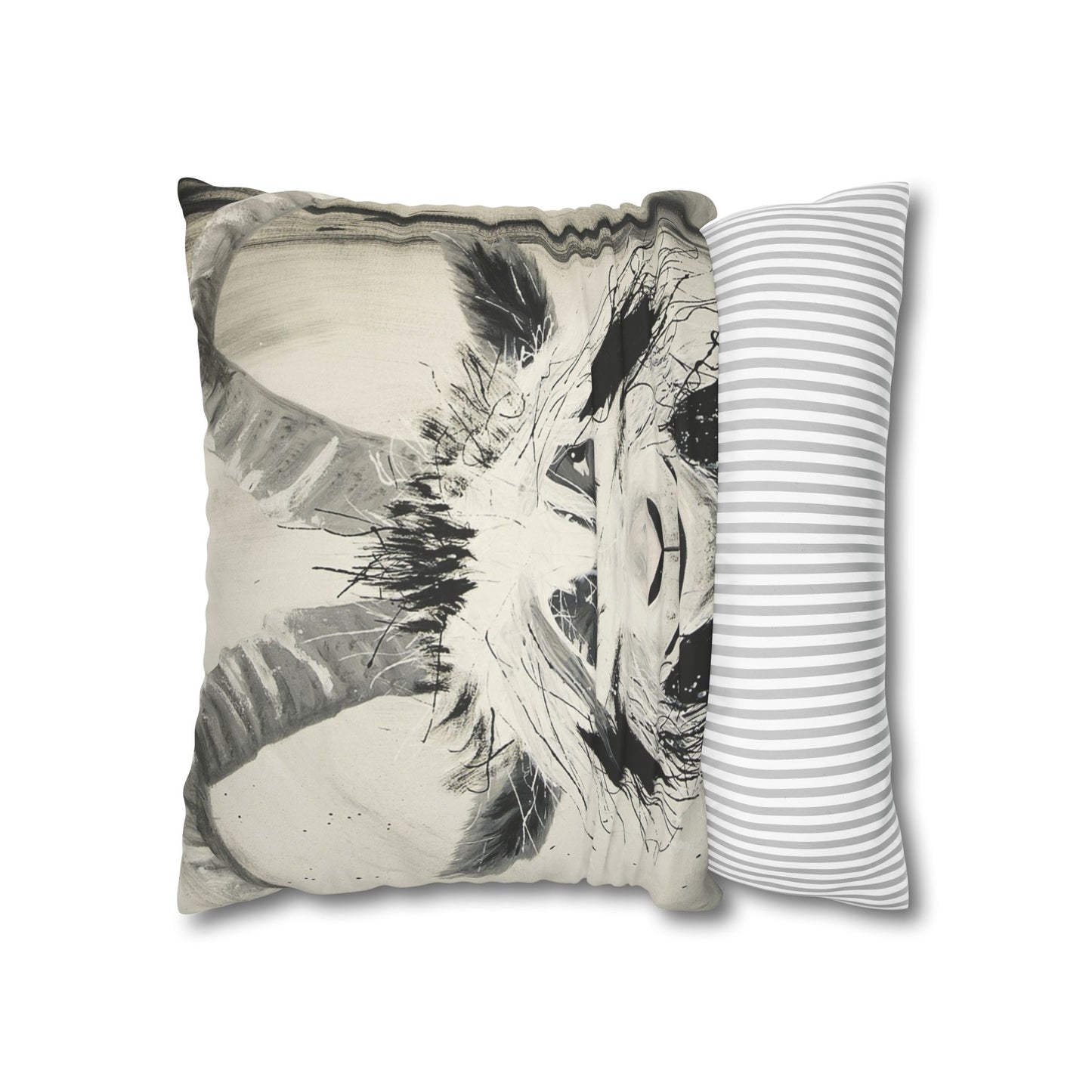 Billy - Faux Suede Square Pillowcase