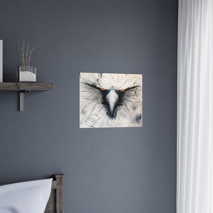 Eagle Eye Matte Poster: Soar with Freedom and Power