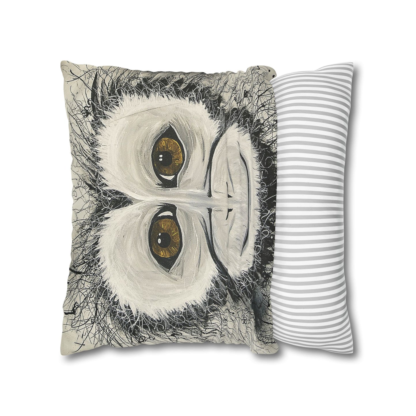 Cheeky Monkey - Faux Suede Square Pillowcase