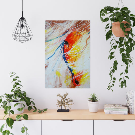 Ember Matte Poster: Ignite Your Space with Fiery Energy