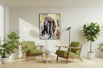 The Dreaming – Mystical Satin Poster for Soulful Spaces